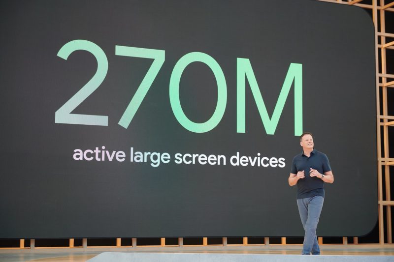 Suurinäyttöisiä Android-laitteita on aktiivisessa käytössä yli 270 miljoonaa.