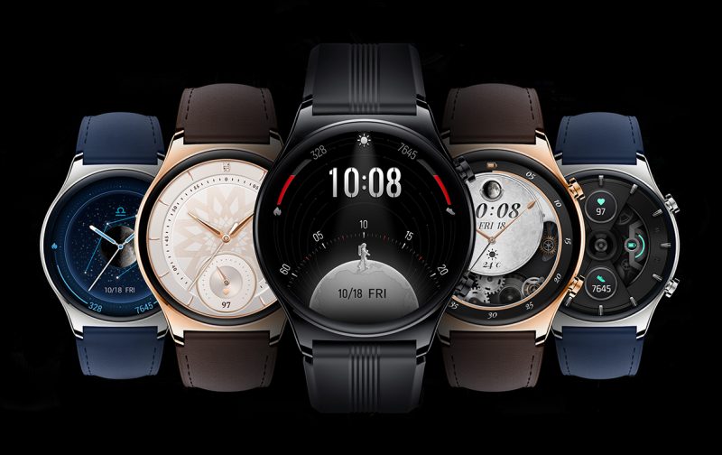 Honor Watch GS 3:n tyylin viimeistelevät erilaiset kellotaulut.