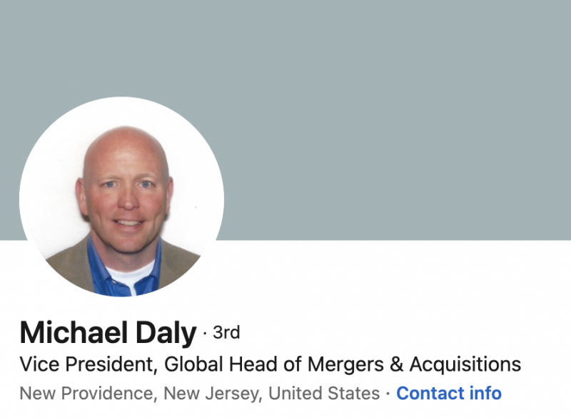 Michael Daly LinkedInissä.