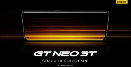 Realme GT Neo 3T:n julkistus on tulossa pian.