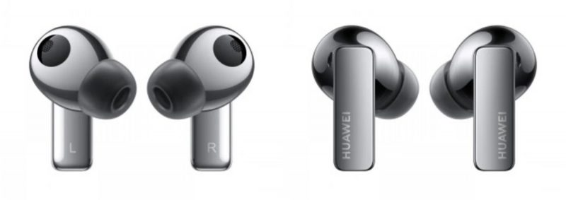 Huawei FreeBuds Pro 2 -kuulokkeet eri kuvakulmista. Kuva: WinFuture.de.