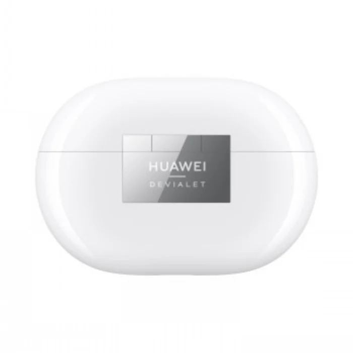 Devialetin logo löytyy Huawei FreeBuds Pro 2 -kuulokkeiden latauskotelosta. Kuva: WinFuture.de.