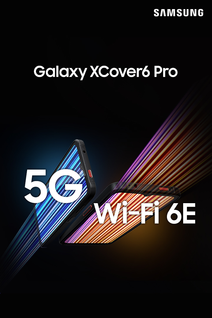 Galaxy XCover6 Prossa on 5G- ja Wi-Fi 6E -tuki. Kuva: Evan Blass / Twitter.