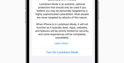 Lockdown Mode iOS 16:ssa.