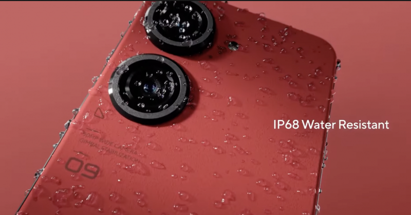 ZenFone 9 on IP68-luokitellusti pöly- ja vesitiivis.