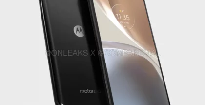 Motorola Moto G32 mustana. Kuva: OnLeaks / CompareDial.