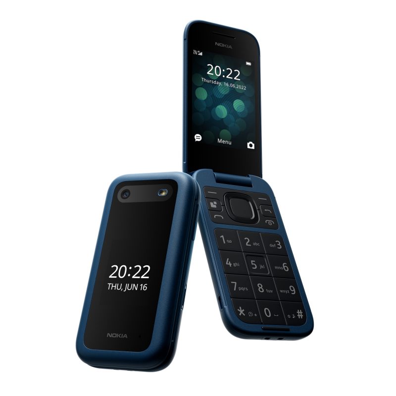 Nokia 2660 Flip, sininen.