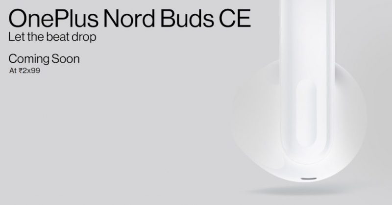OnePlus Nord Buds CE -kuulokkeet julkistetaan Intiassa 1. elokuuta.