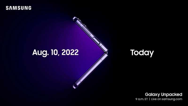 Samsung Galaxy Unpacked -julkistustilaisuus järjestetään 10. elokuuta.
