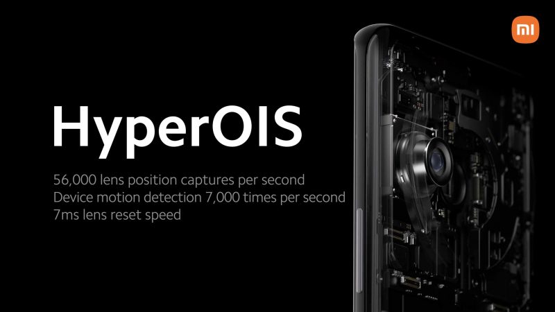 Xiaomi 12S Ultra on varustettu kehittyneemmällä optisella kuvanvakautuksella nimeltään HyperOIS.