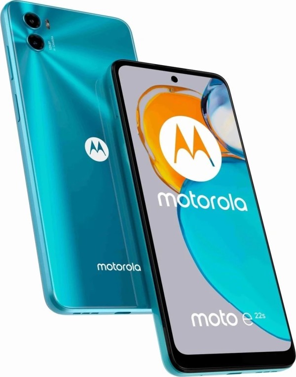Motorola Moto E22s, Arctic Blue.