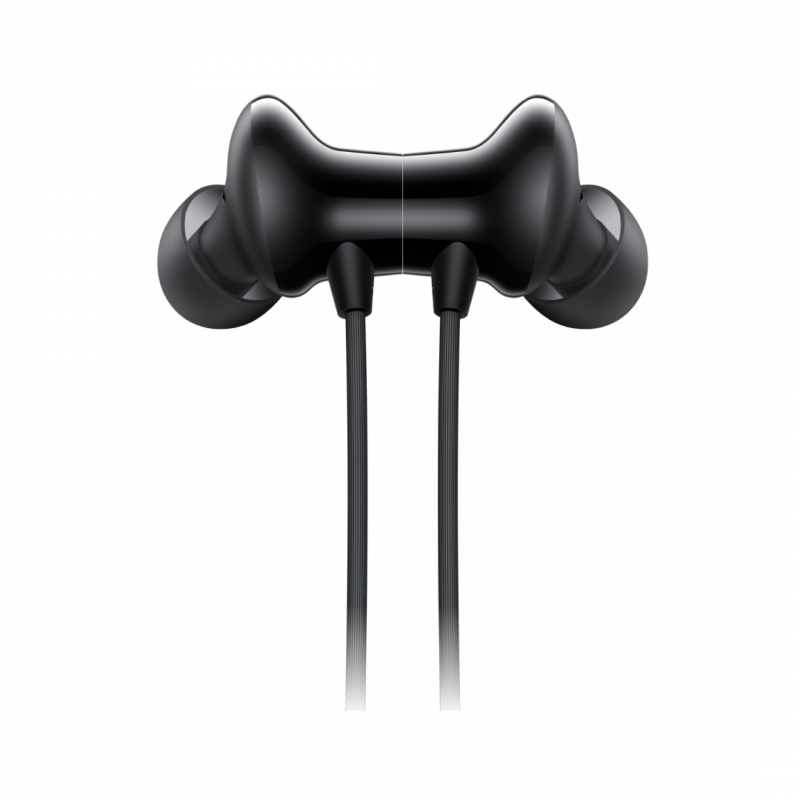 OnePlus Nord Wired Headphones -kuulokkeet kiinnittyvät toisiinsa magneeteilla.