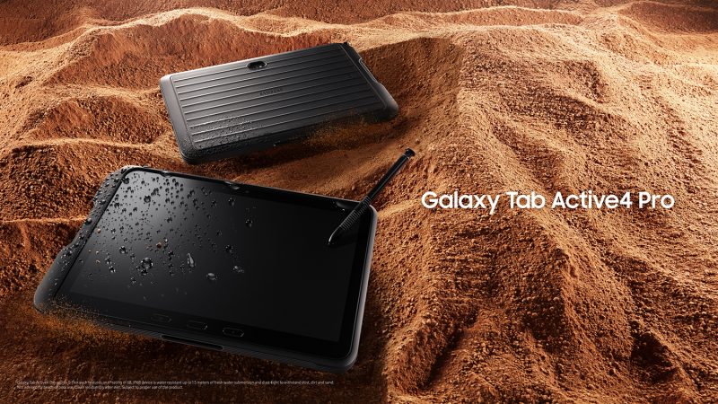 Samsung Galaxy Tab Active4 Pro.