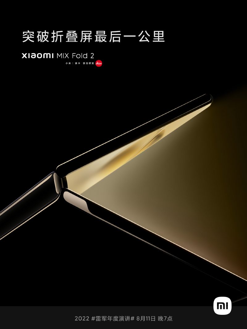 Xiaomi MIX Fold 2 -ennakkokuva.