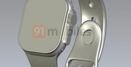 Väitetty Apple Watch Pron CAD-mallinnos. Kuva: 91mobiles.