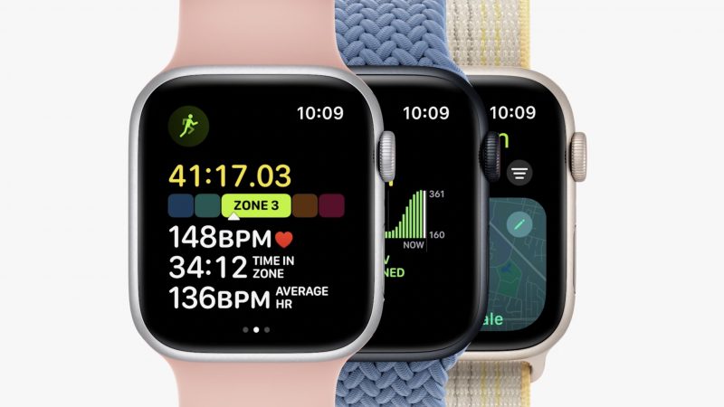 2. sukupolven Apple Watch SE eri väreissä.