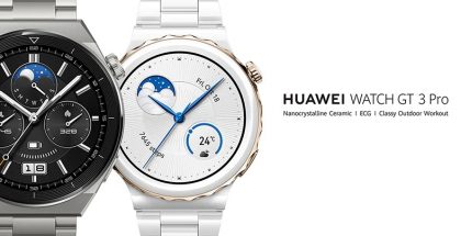 Huawei Watch GT 3 Pro -älykellot tarjoavat jatkossa myös EKG-sydänsähkökäyrämittauksen.