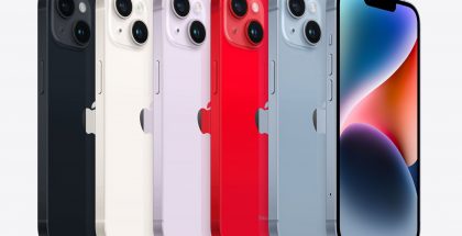 iPhone 14 eri väreissä.
