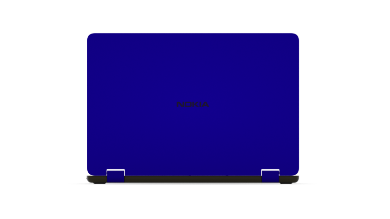Nokia PureBook Fold sinisenä värivaihtoehtona.