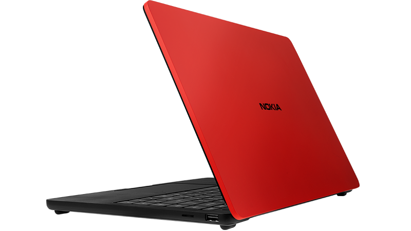 Nokia PureBook Lite punaisena värivaihtoehtona.