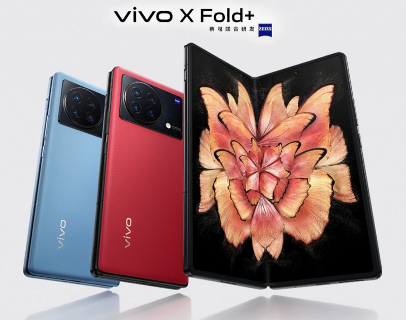 Vivo X Fold+ tulee sinisen ohella myös punaisena värivaihtoehtona.