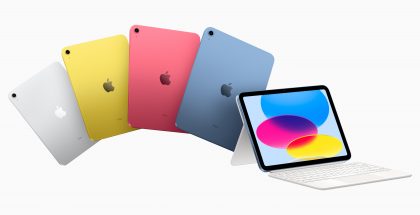 10. sukupolven iPad eri väreissä ja Magic Keyboard Folion kanssa.