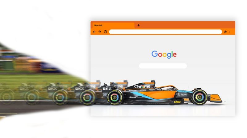 Google julkaisi Chrome-verkkoselaimelleen McLaren F1 -aiheisia teemoja.