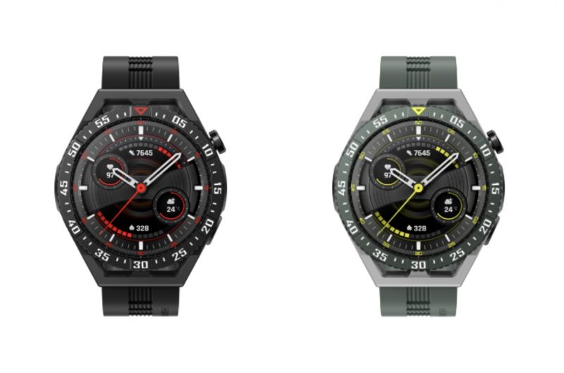 Huawei Watch GT 3 SE:n kaksi värivaihtoehtoa.