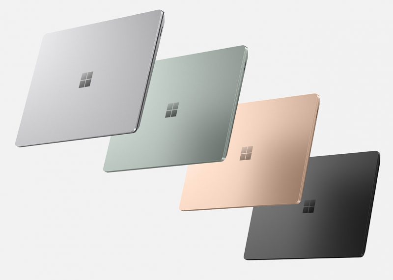 Microsoft Surface Laptop 5:n värivaihtoehdot.