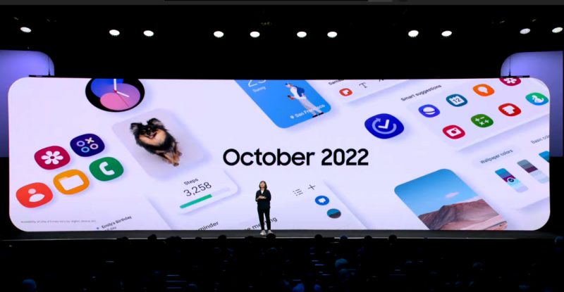 Samsung kertoi aloittavansa One UI 5 -päivitykset lokakuun 2022 aikana.