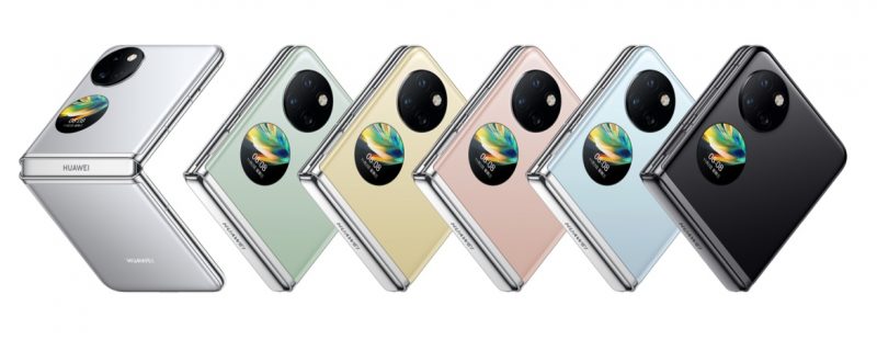 Huawei Pocket S:n värivaihtoehdot.