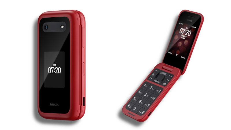 Nokia 2780 Flip punaisena.