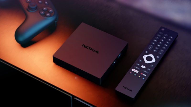 Nokia Streaming Box 8010:n markkinoinnissa on nostettu esiin myös käyttö pelaamiseen.