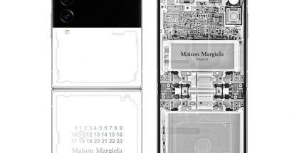 Samsung Galaxy Z Flip4 Maison Margiela Edition.