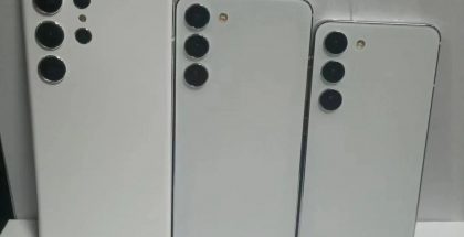 Samsung Galaxy S23 Ultran, Galaxy S23+:n ja Galaxy S23:n dummy-mallikappaleet. Kuva: /Leaks.
