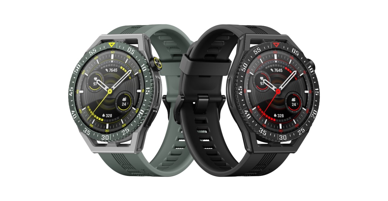 Huawei Watch GT 3 SE:n kaksi värivaihtoehtoa.