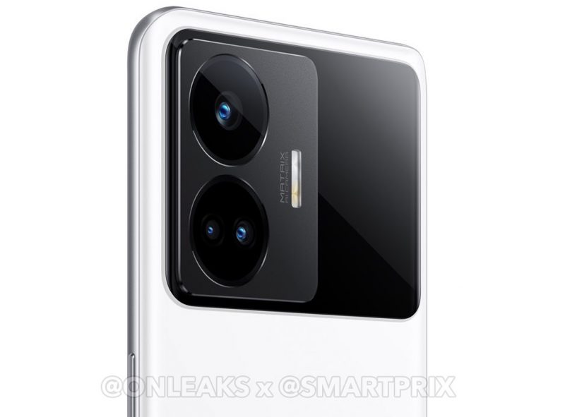 Realme GT Neo 5:n takakamerakohouma vuotaja Steve Hemmerstofferin paljastamassa virallisessa tuotekuvassa. Kuva: OnLeaks / Smartprix.