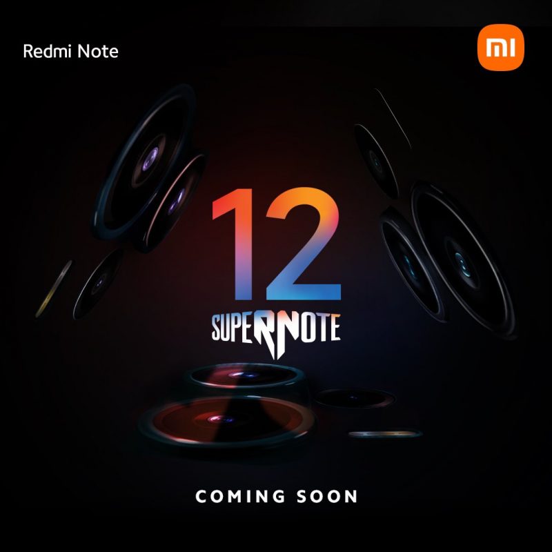 Redmi Note 12 -sarjan älypuhelimia esitellään pian Intian markkinoille.