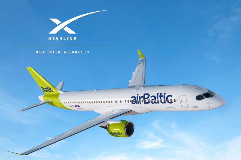 airBaltic + Starlink.