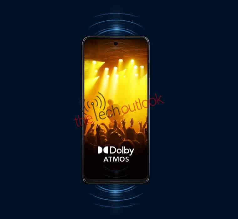 Moto G73 5G:ssä on Dolby Atmos -tuki. Kuva: The Tech Outlook.