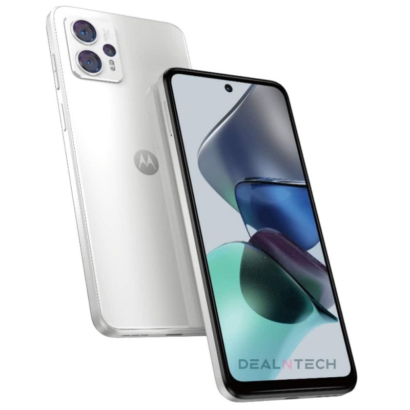 Motorola Moto G23 valkoisena värivaihtoehtona. Kuva: Dealntech.