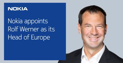 Nokia on nimittänyt uudeksi Euroopan-johtajakseen Rolf Wernerin.