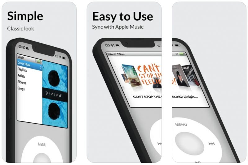 Retro Pod -sovellus toi iPhoneen käyttöliittymään, joka muistuttaa klassista iPodia.