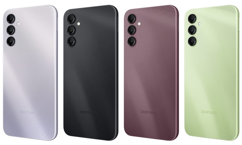 Samsung Galaxy A14 5G:n värivaihtoehdot.