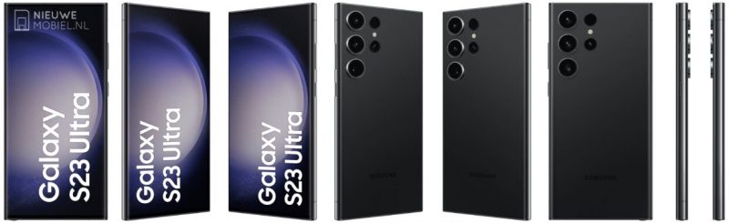 Samsung Galaxy S23 Ultra, Phantom Black. Kuva: Nieuwemobile.nl.