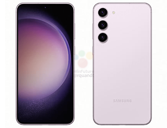 Samsung Galaxy S23:n violettina. Kuva: Roland Quandt / WinFuture.de.