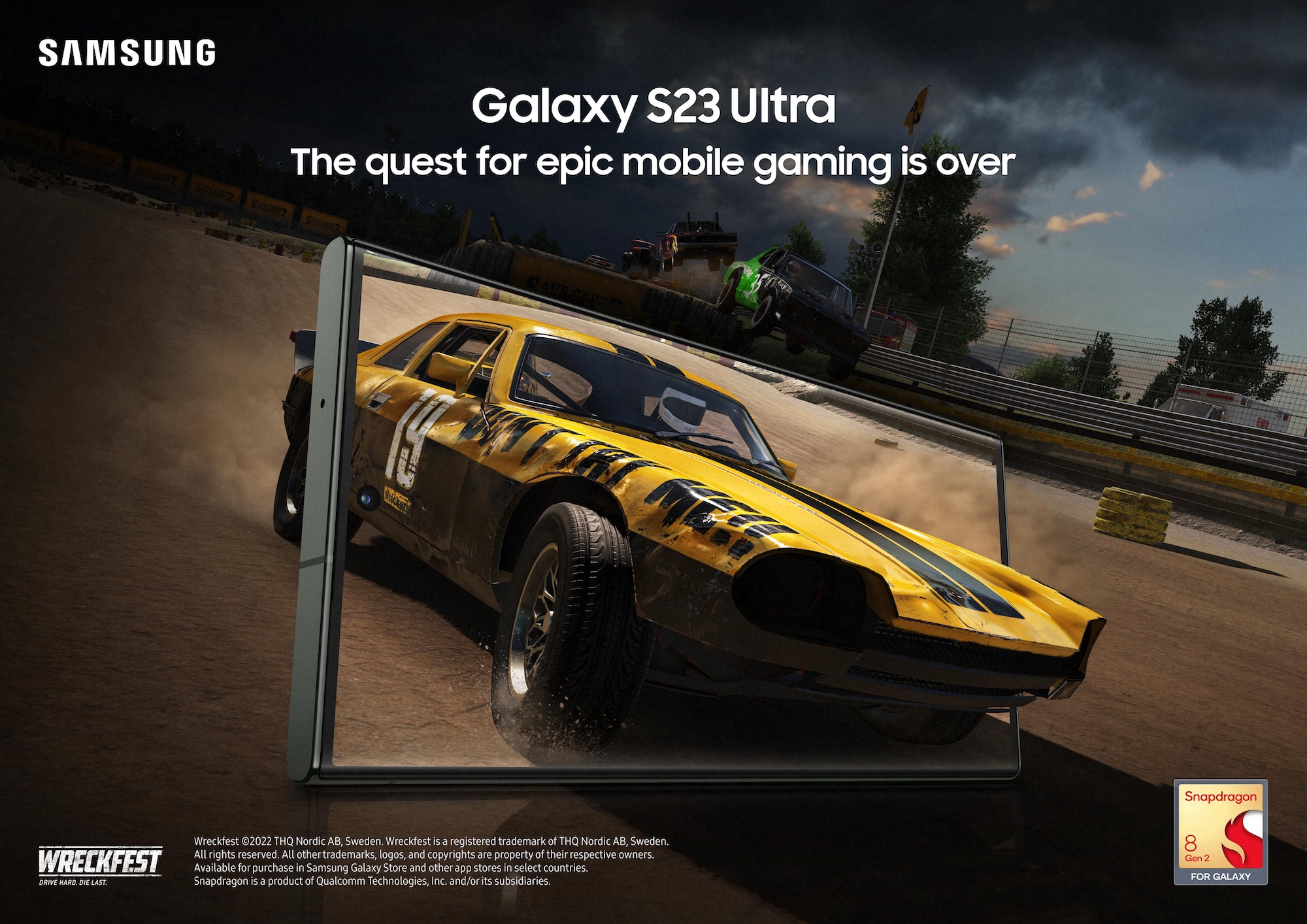 Galaxy S23 -puhelimet ovat varustettu Qualcommin Snapdragon 8 Gen 2:n erikoisversiolla.