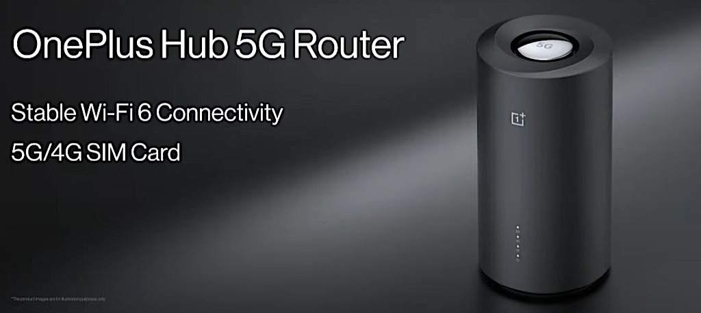 OnePlus Hub 5G Router.