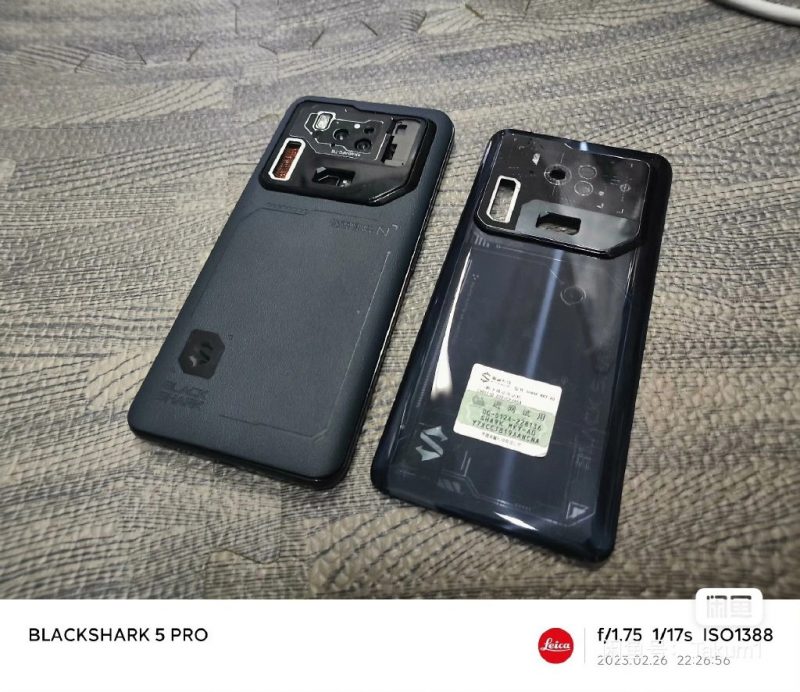 Black Shark 6 -puhelimen prototyyppi paljastui jo myyntikuvissa.