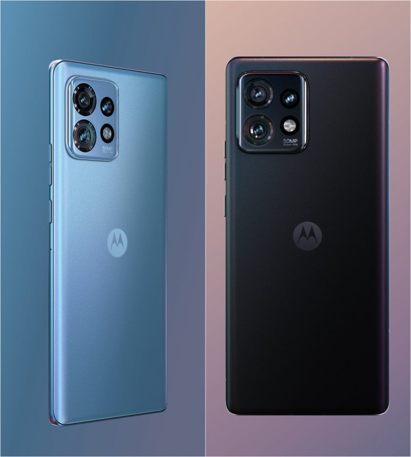 Motorola Edge 40 Pron värivaihtoehdot.